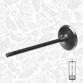 Soupape d'admission ET ENGINETEAM VI0119