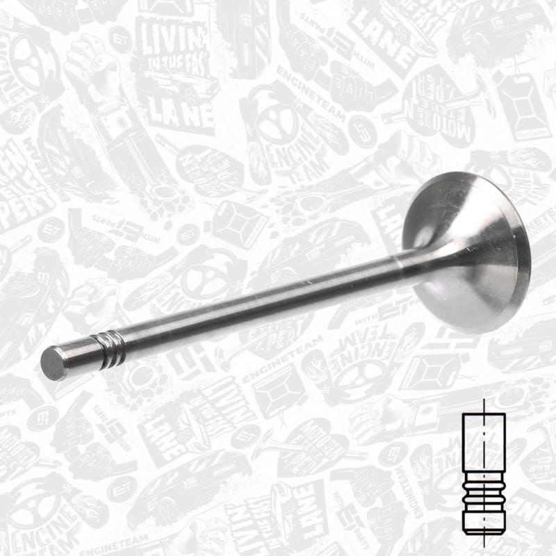 Soupape d'admission ET ENGINETEAM VI0123 - Visuel 1