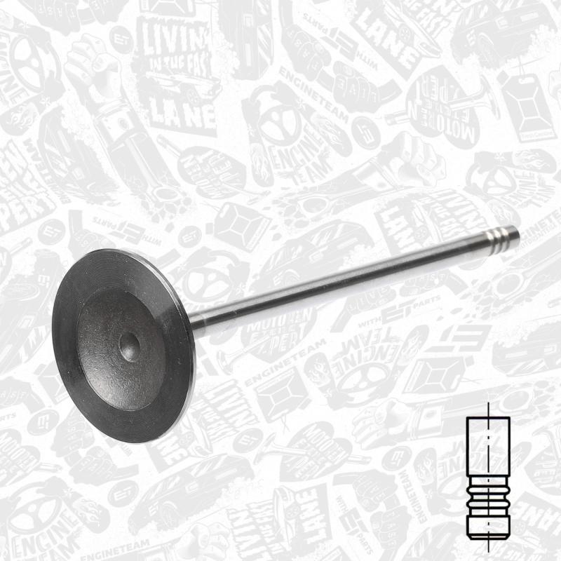 Soupape d'admission ET ENGINETEAM VI0124 - Visuel 2