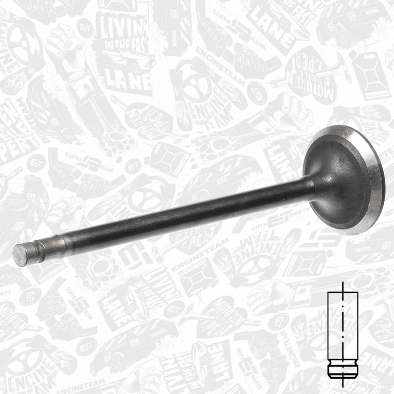 Soupape d'admission ET ENGINETEAM VI0129 - Visuel 1