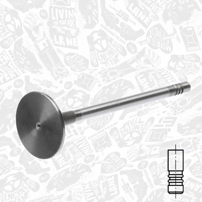 Soupape d'admission ET ENGINETEAM VI0141 - Visuel 2