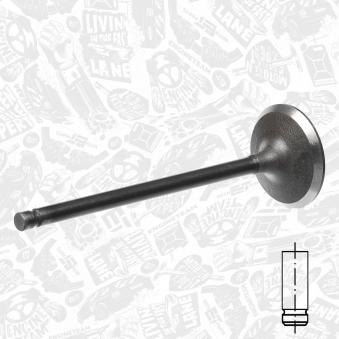 Soupape d'admission ET ENGINETEAM OEM 1675266