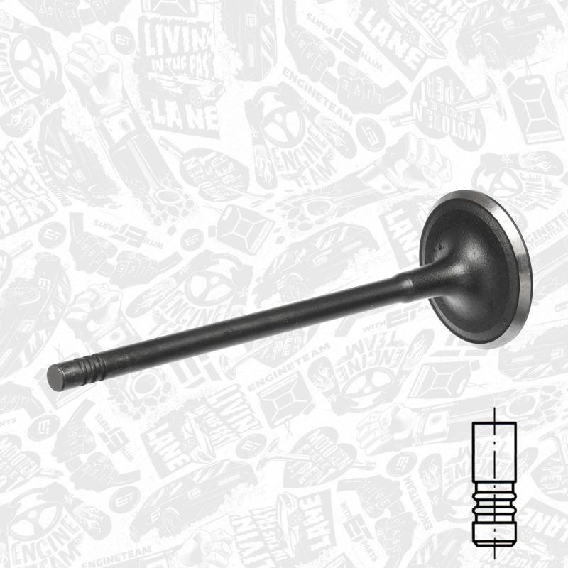 Soupape d'admission ET ENGINETEAM VI0181 - Visuel 1