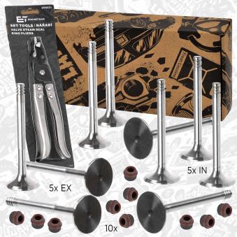 Kit de soupapes, soupapes d'admission/d'échappement ET ENGINETEAM OEM 046109611F