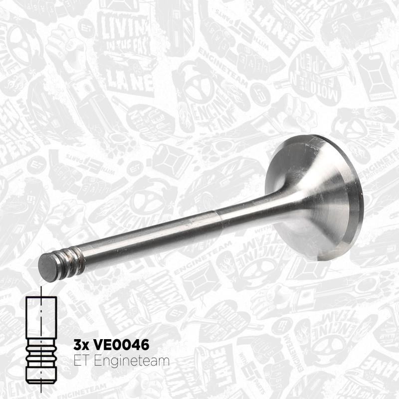 Kit de soupapes, soupapes d'admission/d'échappement ET ENGINETEAM VS0004 - Visuel 2