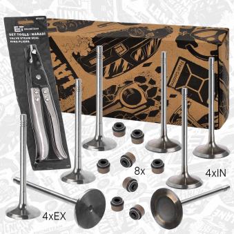 Kit de soupapes, soupapes d'admission/d'échappement ET ENGINETEAM VS0010VR1 pour CITROEN DS3 1.6 - 102cv