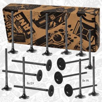 Kit de soupapes, soupapes d'admission/d'échappement ET ENGINETEAM VS0012VR2 pour ALFA ROMEO SPIDER 1.8 16V - 110cv