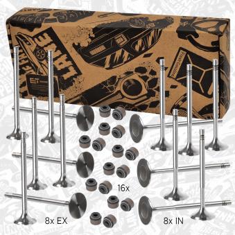 Kit de soupapes, soupapes d'admission/d'échappement ET ENGINETEAM VS0020VR2 pour FORD FOCUS 1.6 FSI - 110cv