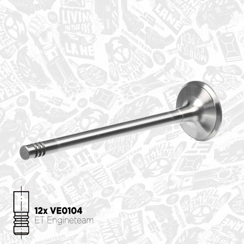 Kit de soupapes, soupapes d'admission/d'échappement ET ENGINETEAM VS0028 - Visuel 1