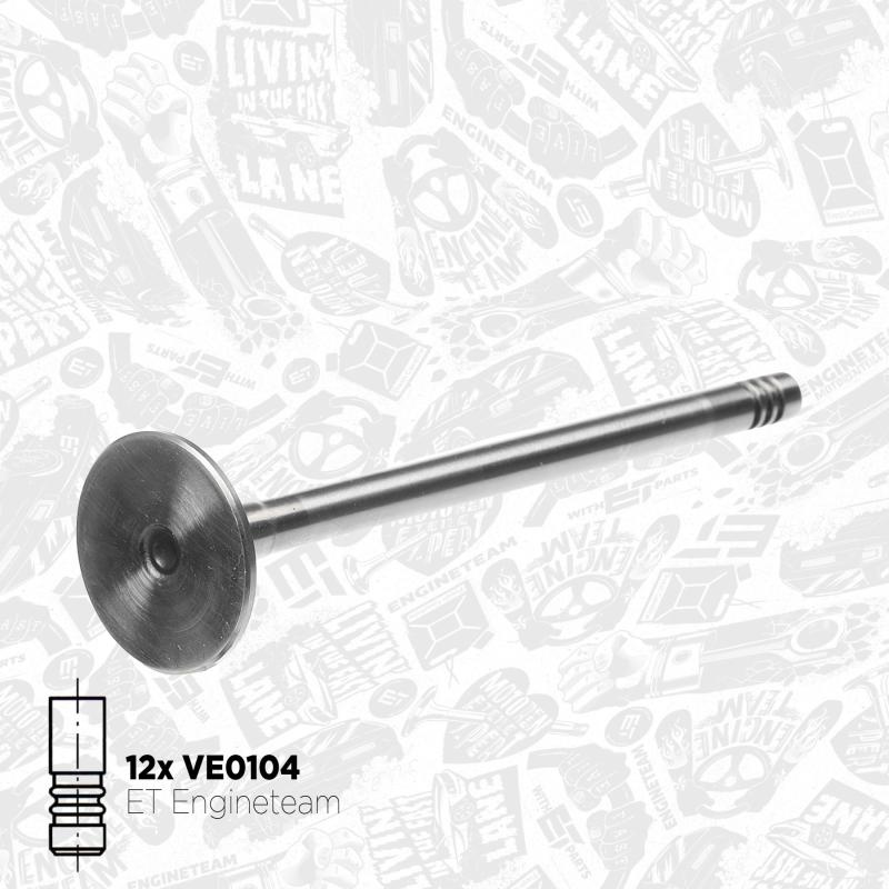 Kit de soupapes, soupapes d'admission/d'échappement ET ENGINETEAM VS0028 - Visuel 2