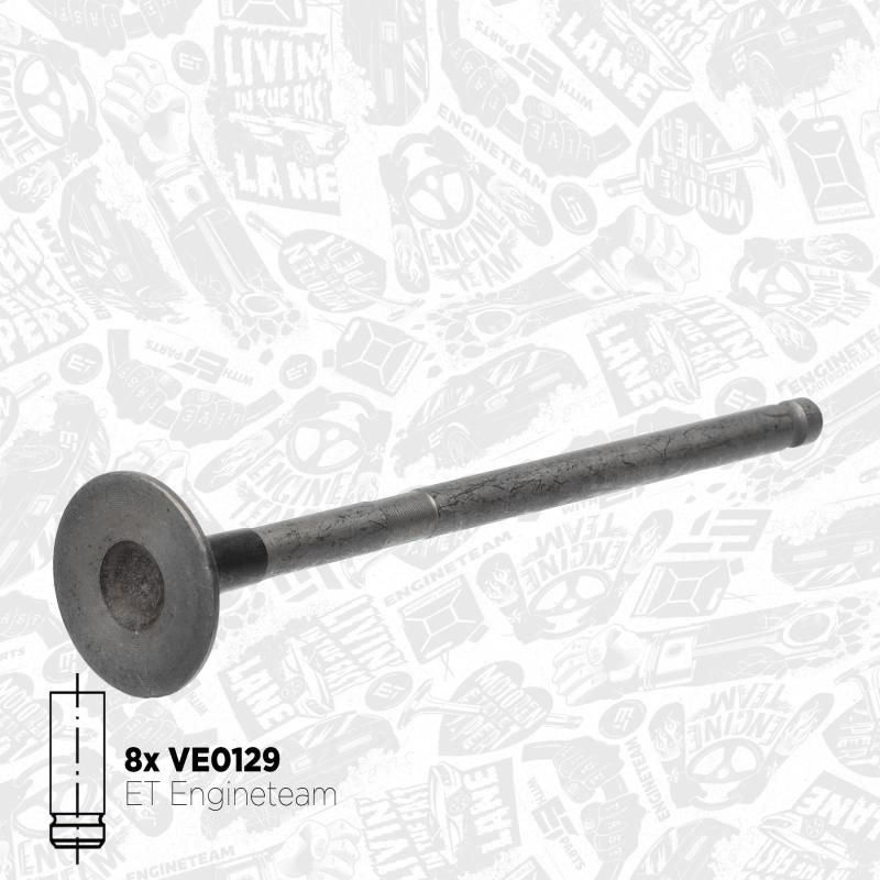 Kit de soupapes, soupapes d'admission/d'échappement ET ENGINETEAM VS0030 - Visuel 2