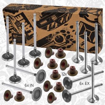 Kit de soupapes, soupapes d'admission/d'échappement ET ENGINETEAM VS0033 pour OPEL OMEGA 1.2 - 110cv