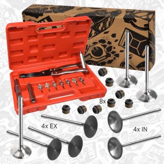 Kit de soupapes, soupapes d'admission/d'échappement ET ENGINETEAM VS0034VR2 pour FORD C-MAX 1.2 TSI - 86cv