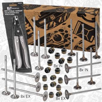 Kit de soupapes, soupapes d'admission/d'échappement ET ENGINETEAM VS0035VR1