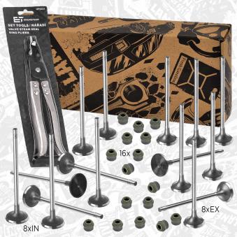 Kit de soupapes, soupapes d'admission/d'échappement ET ENGINETEAM OEM 9611390880