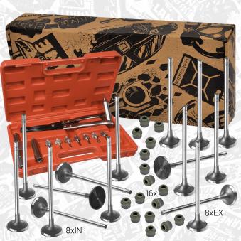 Kit de soupapes, soupapes d'admission/d'échappement ET ENGINETEAM OEM 9611390880