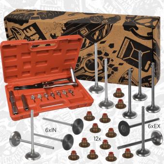 Kit de soupapes, soupapes d'admission/d'échappement ET ENGINETEAM OEM 1637834180 Kit de soupapes, soupapes d'admission/d'échappement ET ENGINETEAM OEM 1637834180