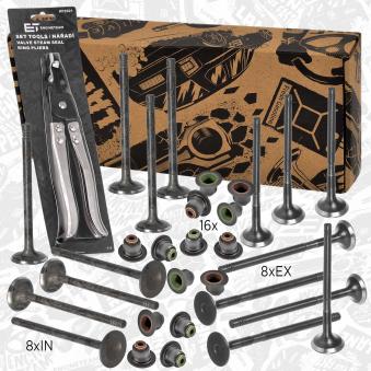 Kit de soupapes, soupapes d'admission/d'échappement ET ENGINETEAM OEM 1113187