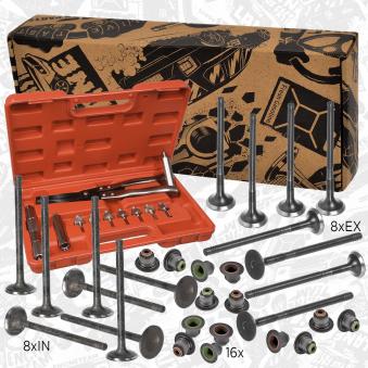 Kit de soupapes, soupapes d'admission/d'échappement ET ENGINETEAM OEM 1113187