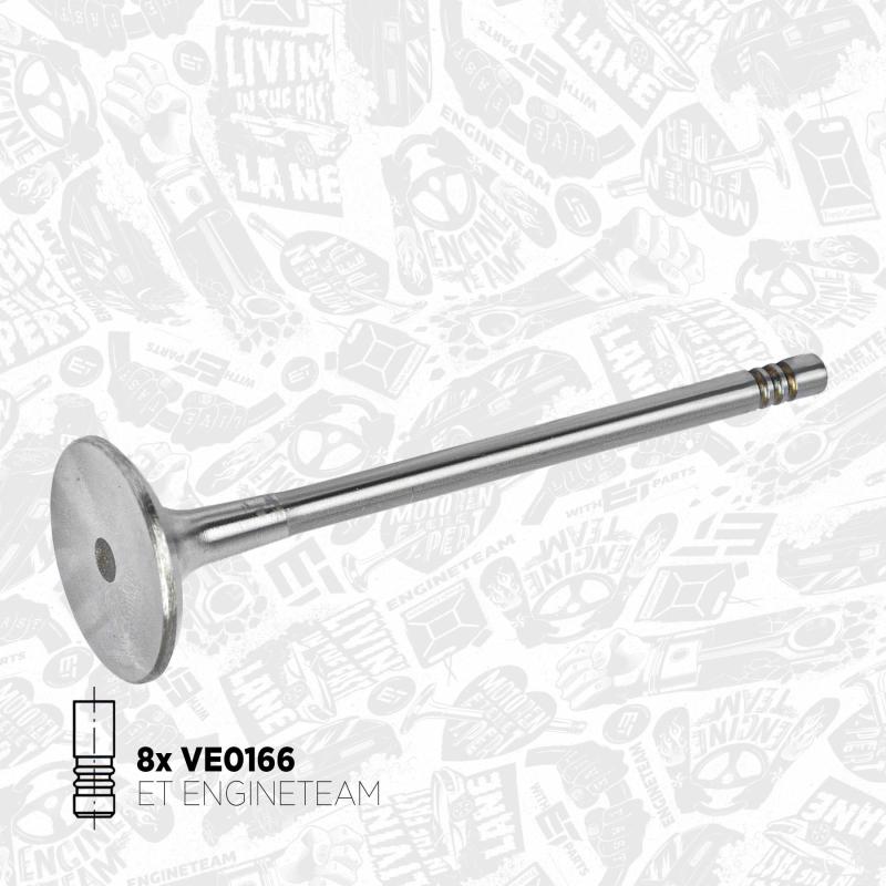 Kit de soupapes, soupapes d'admission/d'échappement ET ENGINETEAM VS0047 - Visuel 2