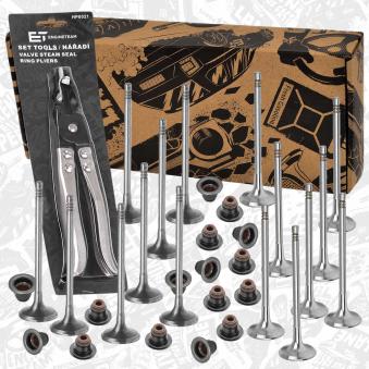 Kit de soupapes, soupapes d'admission/d'échappement ET ENGINETEAM OEM 11347812615 Kit de soupapes, soupapes d'admission/d'échappement ET ENGINETEAM OEM 11347812615
