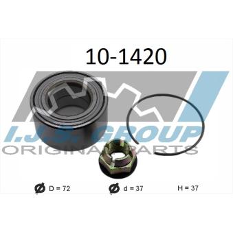 Roulement de roue arrière IJS GROUP [10-1420]