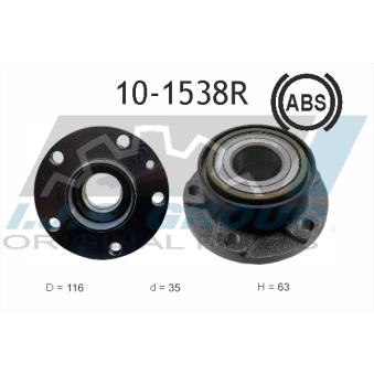 Roulement de roue IJS GROUP [10-1538R]