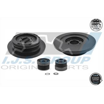 Kit de poulies, vilebrequin IJS GROUP 17-1015KIT pour FORD C-MAX 325 td - 115cv