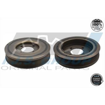 Poulie, vilebrequin IJS GROUP 17-1016 pour CITROEN C6 3.0 V6 - 211cv