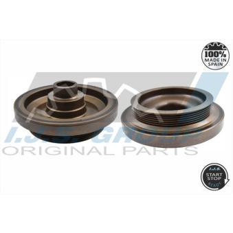 Poulie, vilebrequin IJS GROUP 17-1166 pour AUDI QUATTRO E 280 CDI - 177cv