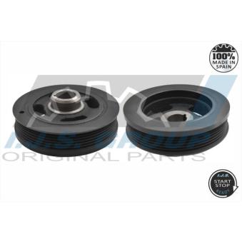 Poulie, vilebrequin IJS GROUP 17-1173 pour TOYOTA COROLLA 1.6 VVT-i - 110cv