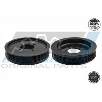 Poulie, vilebrequin IJS GROUP 17-1226 pour KIA PRIDE 1.7 CDTI - 110cv