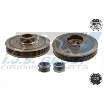 Poulie, vilebrequin IJS GROUP 17-1236KIT pour MINI MINI Cooper D - 112cv