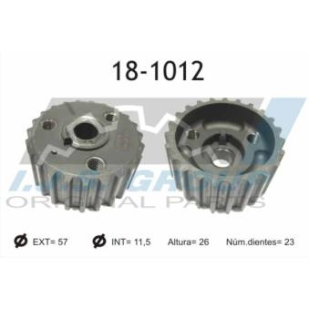 Roue dentée, arbre de commande de distributeur IJS GROUP [18-1012]