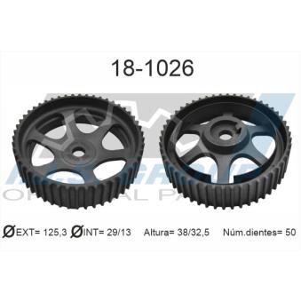 Roue dentée, arbre à came IJS GROUP 18-1026 Roue dentée, arbre à came IJS GROUP 18-1026