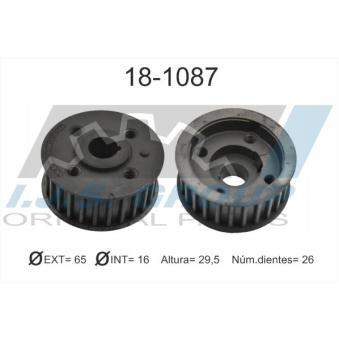 Roue dentée, vilebrequin IJS GROUP 18-1087 Roue dentée, vilebrequin IJS GROUP 18-1087