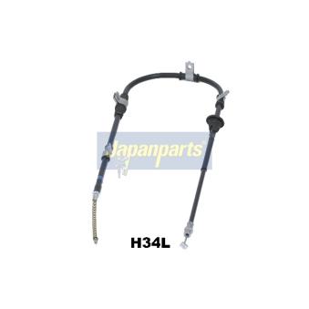 Tirette à câble, frein de stationnement arrière gauche JAPANPARTS [BC-H34L]