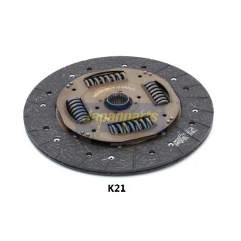 Disque d'embrayage JAPANPARTS [DF-K21]