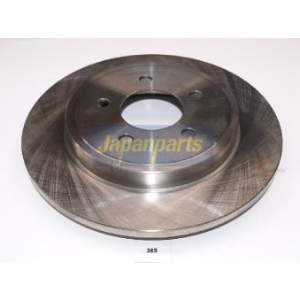 Jeu de 2 disques de frein arrière JAPANPARTS [DP-365]