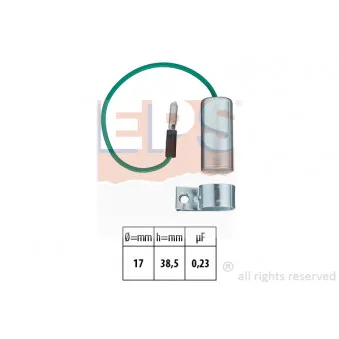 EPS 1.115.034 - Condenseur, système d'allumage