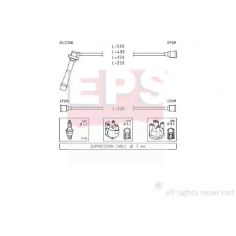 EPS 1.499.004 - Kit de câbles d'allumage
