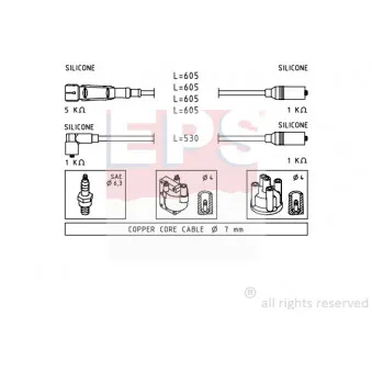 Kit de câbles d'allumage EPS [1.501.549]