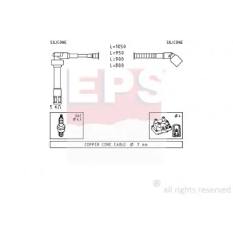 EPS 1.501.921 - Kit de câbles d'allumage