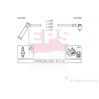 EPS 1.501.984 - Kit de câbles d'allumage