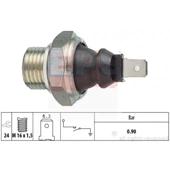 Indicateur de pression d'huile EPS OEM 047919081A