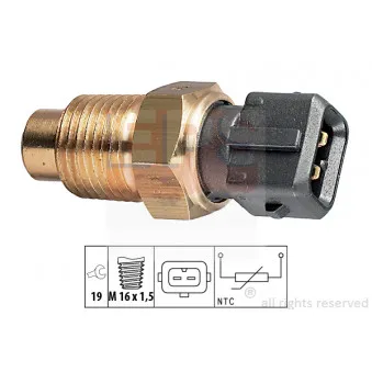 Sonde de température, liquide de refroidissement EPS 1.830.160 pour LANCIA DEDRA 1.9 TDS - 90cv