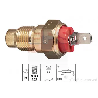 Sonde de température, liquide de refroidissement EPS OEM 3455171
