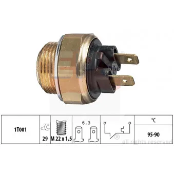 EPS 1.850.020 - Interrupteur de température, ventilateur de radiateur