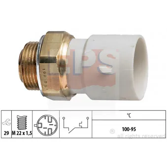 EPS 1.850.182 - Interrupteur de température, ventilateur de radiateur