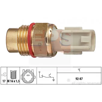 Interrupteur de température, ventilateur de radiateur METZGER 0915196